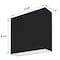 Luxrite Luxrite Square LED Up and Down Wall Sconces, 5CCT 2700K-5000K, 15W, 1000LM, IP65, ETL - Black 2-Pack LR40312-2PK - alternate 5
